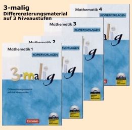 3-malig. Mathematik Unterrichtsmaterial