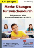 Mathe Unterrichtsmaterial. Sekundarstufe